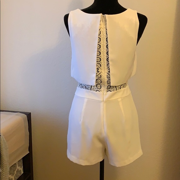 Marciano white lace romper - Picture 7 of 11